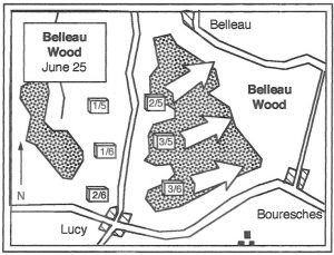 Belleau Wood Map