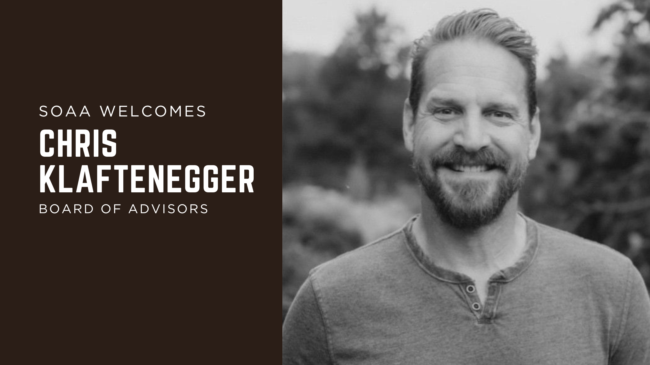 You are currently viewing Chris Klaftenegger Joins SOAA Board of Advisors
