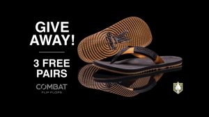 Read more about the article Win a Pair of Combat Flip Flops!