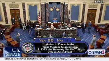 PACT Act Overwhelmingly Passes Senate