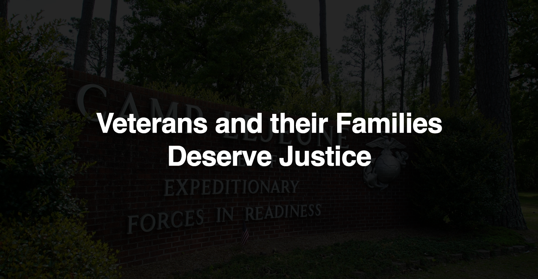You are currently viewing Endorsing the Ensuring Justice for Camp Lejeune Victims Act
